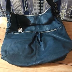 NWOT large blue relic satchel